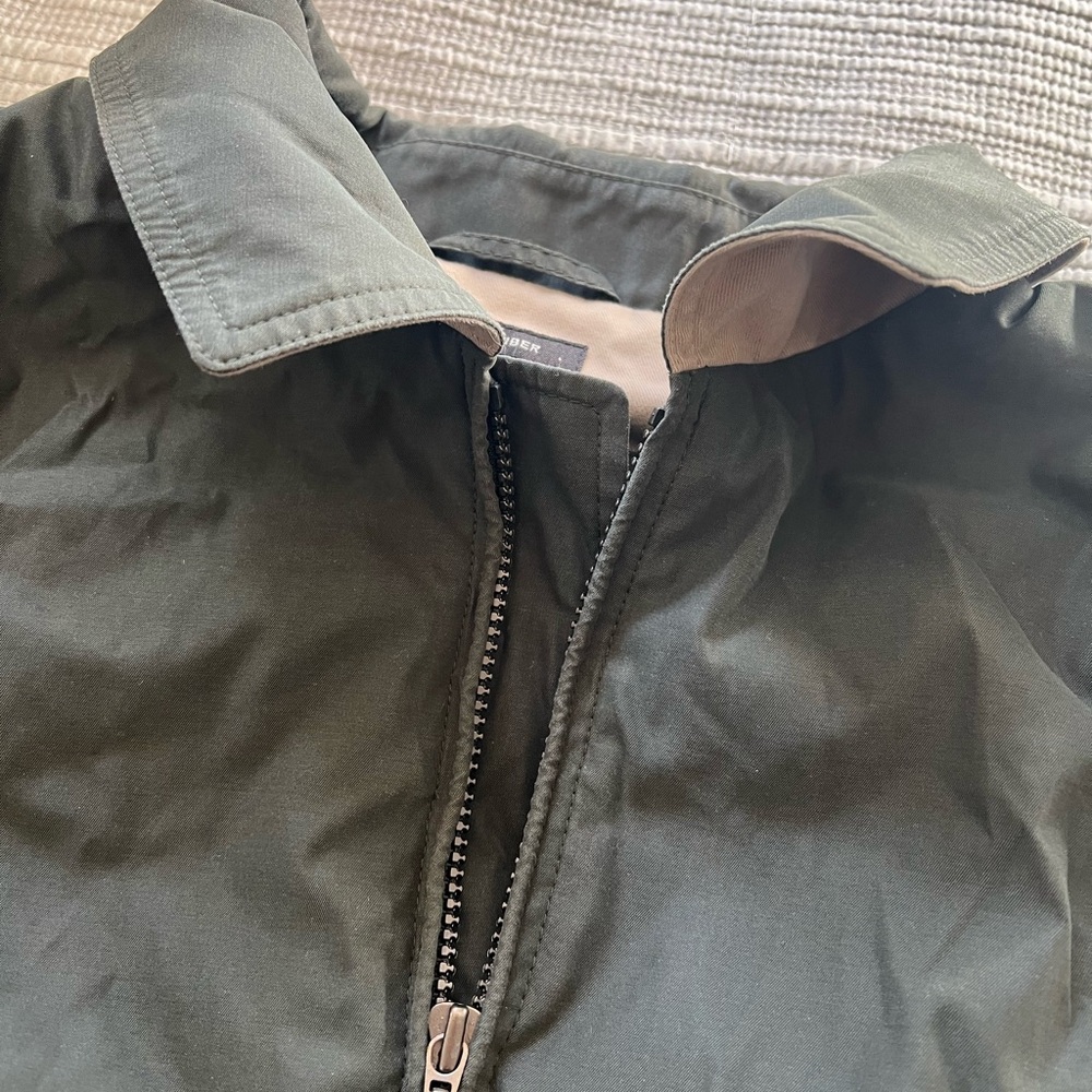 Claiborne Men's Dark Green Lightweight Jacket